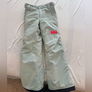 Helly Hansen Kids' Light Gray / Jade Ski Pants